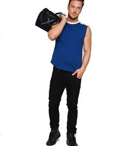 Ropa deportiva Y espalda culturismo gimnasio personalizado Stringer algodón transpirable camiseta sin mangas hombres - Product Image 5