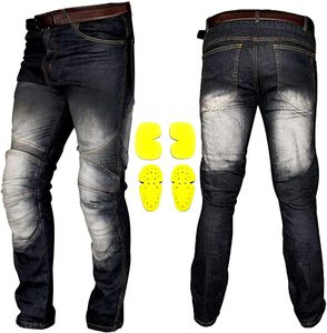 กางเกงยีนส์มอเตอร์ไซค์แบบยูนิเซ็กซ์ ผ้าฝ้ายระบายอากาศ ป้องกันรังสียูวี พร้อมแผ่นป้องกันสะโพกและหัวเข่า ได้รับมาตรฐาน CE - Product Image 1