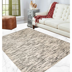 Alfombra de viscosa de diseño al por mayor, alfombra floral anudada a mano y alfombra de picnic con patrón sólido para uso doméstico - Product Image 1