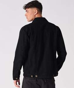 Custom Blue Jean <b>Jacket</b> <b>Men</b> Wholesale | OEM <b>Denim</b> <b>Jacket</b> Supplier | Streetwear Vintage Fashion <b>Denim</b> Coat Bulk Orders - Product Image 2