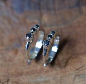 Pendientes clásicos de estilo bohemio, joyería para mujer, joyería de plata de ley 925, pendientes hechos a mano de piedras preciosas de ónix negro, regalo - Product Image 1