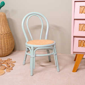 Sillas de ratán para bebés y niños pequeños, silla infantil artesanal más vendida, asiento decorativo para comedor y dormitorio - Product Image 3