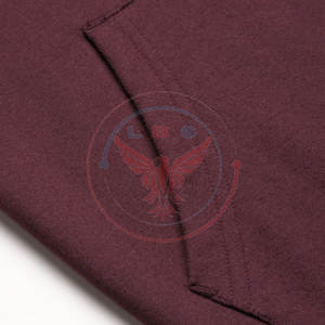 Service OEM – Nouveaux sweats à capuche décontractés pour hommes avec poches, en polaire polyester/coton, légers, couleur unie, écologiques - Product Image 6