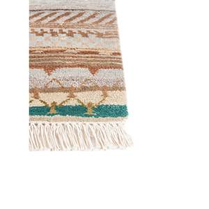 Tapis Manchaha noués à la main en laine et soie de bambou gris et noir, 10 mm, motif patchwork pour la maison, le salon, le couloir, rectangulaire - Product Image 4