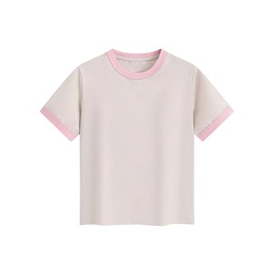 Venta al por mayor para niños de alta calidad de verano niños camiseta lisa ropa cuello redondo camisetas para niños y niñas - Product Image 1