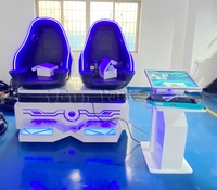 Réalité virtuelle d'oeufs de 9D VR jeu interactif passionnant machine multi de jeu des joueurs VR de 2