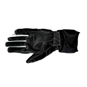 Guantes de cuero para motociclismo para hombre, protección de fibra de carbono, guantes para carreras de carretera, a prueba de viento - Product Image 4