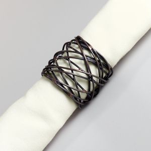 <b>Mirror</b> Polished Metal Napkin Rings Silver Plated Perfect for Elegant <b>Tabletop</b> Decoration and Stylish Home Dining - Product Image 2