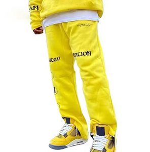 Survêtement de sport pour homme, 100% coton, séchage rapide, léger, grandes tailles, coupe classique, idéal pour l'entraînement, le jogging et la course à pied, vente en gros OEM personnalisée - Product Image 5