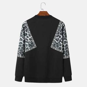 2025 nuevo servicio OEM de alta calidad personalizado impreso bordado cuello redondo sudaderas diseño único invierno básico algodón sudaderas con capucha hombres - Product Image 2