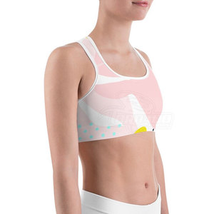 สปอร์ตบราสำหรับผู้หญิงผ้าคอตตอนดีไซน์ใหม่ออกแบบได้ตามต้องการชุดชั้นในเล่นฟิตเนสโยคะระบายอากาศได้ดีพิมพ์ลายขนาดใหญ่พิเศษ2023 - Product Image 3