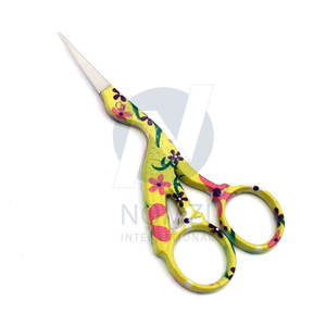 Grue professionnelle Style cigogne papier enduit ciseaux en acier inoxydable broderie couture artisanat ciseaux pour usage personnel en gros - Product Image 1