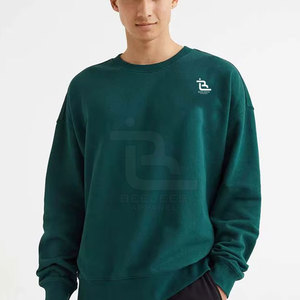 Sudaderas de gran tamaño informales para hombre, nuevo diseño, ropa de Otoño Invierno, transpirable, de secado rápido, personalizable, hecha de poliéster/algodón - Product Image 2