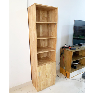 KS68149 4-Tier Standing Type Rubber Wood Cabinet Drawers Home Storage Office Organizer for Living Room Tableware Easy - Product Image 5