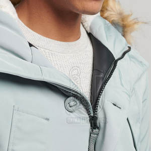 Veste parka d'hiver pour homme à capuche avec logo personnalisé en gros, imperméable, pour usage extérieur, séchage rapide et respirante - Product Image 3