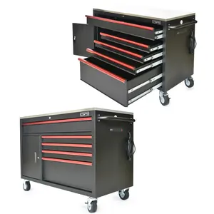 Armoire à outils 132cm 05 tiroirs pour mécanicien Garage armoire de rangement d'outils boîte à outils roulante entrepôt industrie OEM & ODM