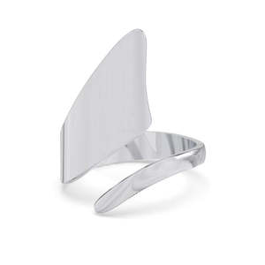 NOVAMART Fine Designer 925 Sterling Silver <b>Finger</b> <b>Ring</b> Geometric Pattern with Oval Cut Diamond Platinum Rhodium Plating Fine Jew - Product Image 1