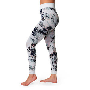 High-Waist Women's Yoga <b>Leggings</b> with Tummy Control Quick Dry & Custom Logo Workout Pants with Pockets Solid <b>Pattern</b> - Product Image 6