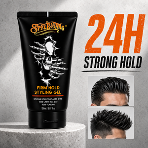 เจลจัดแต่งทรงผมสำหรับผู้ชาย ยี่ห้อ Wholesale Firm Hold ไม่เหนียวเหนอะหนะ จัดแต่งทรงผมแบบสลิคแบ็คและทรงผมทันสมัย - Product Image 1