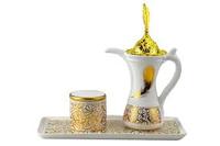 Cafetera de acero inoxidable de la mejor calidad Dallah de latón antiguo para té y café Juegos de café y té Premium