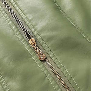 Veste en cuir tendance pour femmes 2025, logo personnalisé, nouveau design tendance, toile véritable, coupe-vent, tricot, traitement, vente chaude - Product Image 4