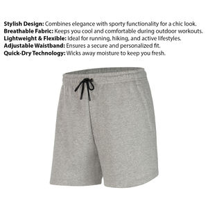 Elegantes pantalones cortos de correr para mujer para fitness y estilo al aire libre - Product Image 5