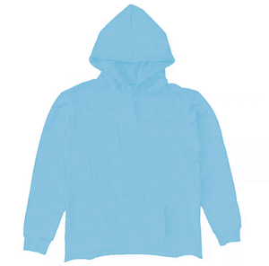 Sudaderas con capucha recortadas de diseño personalizado para hombre, moda de alta calidad, Color sólido, dobladillo crudo de punto, borde de corte anticontracción, estilo liso - Product Image 3