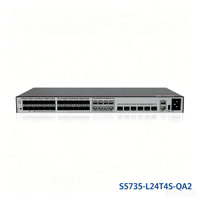 Commutateur Ethernet Gigabit 24 ports Cloud Engine S5735S-L24T4S-QA2, 4 ports SFP GE, Commutateur réseau d'entreprise géré de couche 3 pour campus