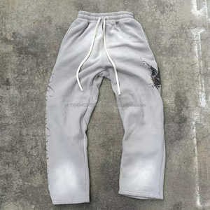 Men's Sweatshirt & Joggers Tracksuit <b>Set</b> Tracksuit with Hood and Trousers Hip-Hop Streetwear Men's Tracksuit Cotton Sweatsuit - Product Image 5