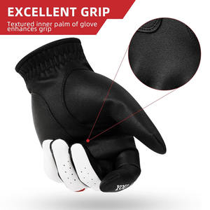 2025 noir et blanc bon vendeur coupe-vent haute qualité OEM Service Durable antidérapant adulte porter des gants de golf - Product Image 6