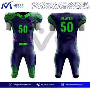 ชุดฟุตบอลอเมริกันสำหรับผู้ชายชุดเครื่องแบบฟุตบอลอเมริกันพิมพ์ลายชื่อและตัวเลข - Product Image 2