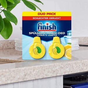 Désodorisant pour lave-vaisselle Finish Agrumes & Citron Duo 2 pièces - Product Image 3
