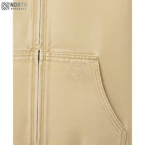 Sudadera con Capucha Extra Grande para Hombre, Personalizada OEM, de Felpa Gruesa, de Alta Calidad, para Invierno, Color Sólido, Efecto Desgastado por el Sol, Lavado Ácido - Product Image 5