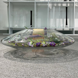 VUF2006 - Clear UFO Bowl <b>Vase</b> - 20x 6 - Product Image 6