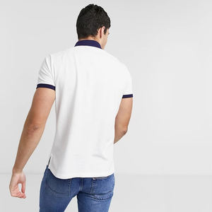 Polo de diseño personalizado de alta calidad liso para hombre, Polo de solapa de Golf para hombre deportivo, informal, elegante, bordado - Product Image 4