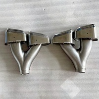 YueYang Universel pour Tucson 2015/K5/Elantra Embouts d'échappement à sortie unique en acier inoxydable de 1,5 mm d'épaisseur, entrée de 2 pouces, poli miroir