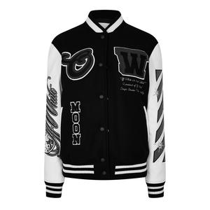 Blouson de baseball avec logo personnalisé conception chenille broderie logo blouson universitaire à la mode collage pour hommes - Product Image 2