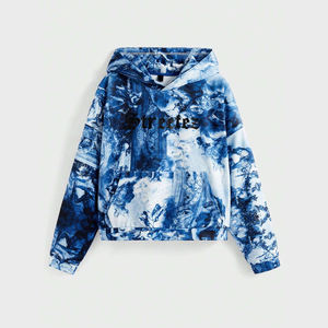 Custom Fashion Sublimation Hooded Casual <b>Polyester</b> Fleece Sweatsuit OEM Factory Private Label Trendy Streetwear Quick Dry Soft - Product Image 5