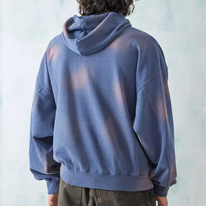 Sweat à capuche unisexe surdimensionné en mélange de coton, doux, confortable et chaud, coupe décontractée pour homme, qualité supérieure - Product Image 2