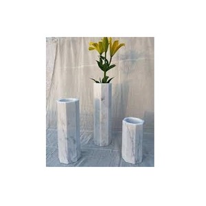 แจกันดอกไม้ลายหินอ่อนสุดหรูสำหรับตกแต่งโต๊ะในบ้านแจกันดอกไม้ตั้งโต๊ะสำนักงานตกแต่งห้องรับแขกเซรามิกของตกแต่งโต๊ะงานแต่งงาน - Product Image 2