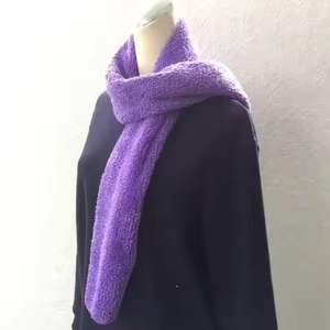 Serviette de sport tricotée en microfibre ultra absorbante de couleur unie pour l'entraînement et le fitness - Product Image 4