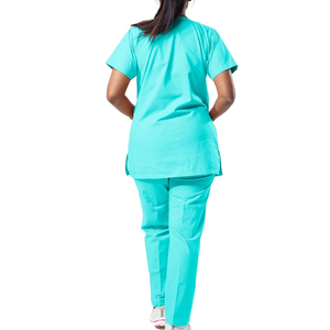 Pakistan Manufacturer's Top Selling Custom Knitted Spandex/Polyester Women's Hospital <b>Scrub</b> <b>Uniforms</b> Quick Dry Breathable OEM - Product Image 2