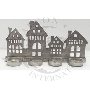 Pillar 3 Arms Iron <b>Tea</b> Light <b>Candle</b> Holder for Home Living Room Party Wedding Table Decorative - Product Image 4