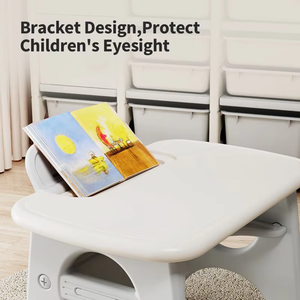 Trẻ Em Vẽ Bảng Và Ghế Đặt Khủng Long Hình Dạng Hoạt Động Bảng Với Lưu Trữ Kệ Ổn Định - Product Image 3