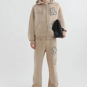 Sudadera con capucha con estampado de logotipo personalizado, ropa de entrenamiento personalizada para hombre, chándal bordado en diferentes colores - Product Image 5