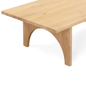 Mesa de Centro Rectangular Hecha de Madera de Teca Sólida con Color Natural y Material de Alta Calidad para Uso en Interiores y Exteriores - Product Image 2