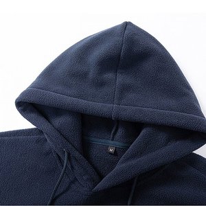 Sweats à capuche tendance en polaire pour hommes Sweat à capuche unisexe Sweat à capuche solide pas cher en vrac - Product Image 3