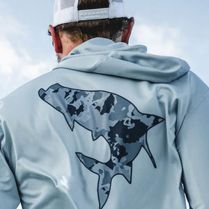 เสื้อตกปลามีฮู้ด UPF50ผู้ชายเสื้อตกปลามีฮู้ดแขนยาวพิมพ์ซับลิเมชันออกแบบได้ตามต้องการ - Product Image 6