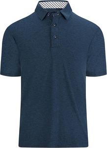 Suministro directo de fábrica al por mayor mezcla de algodón de manga corta para hombres para Polos logotipo personalizado impreso Camiseta con cuello lona OEM - Product Image 3