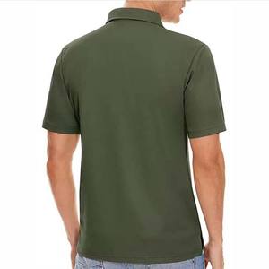 Precio al por mayor de alta calidad, ropa de hombre, polos de talla grande para hombre, 100% de algodón, manga corta, ropa de calle de verano, polos - Product Image 3